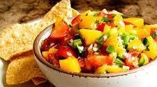 Peach pico de gallo