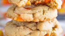 Peanut Butter Candy Corn Cookies