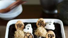 Peanut Butter & Chocolate Graveyard Dirt Cake