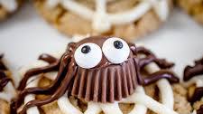 Peanut Butter Cup Spider Cookies Recipe
