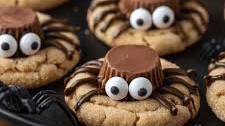 Peanut Butter Spider Cookies