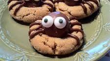 Peanut Butter Spider Cookies
