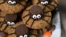 Peanut Butter Spider Cookies