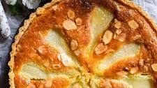 Pear and almond tart