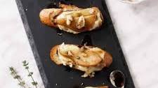 Pear and Brie Crostini