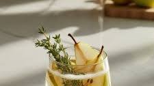 Pear and Thyme Sparkler Mocktail