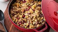 Pear & Cranberry Bread Pudding