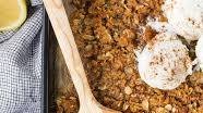 Pear Crisp with Ginger