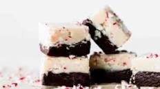 Peppermint Bark Fudge