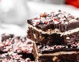 Peppermint Bark Fudge Brownies