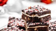 Peppermint Bark Fudge Brownies