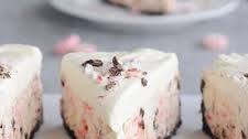 Peppermint Bark White Chocolate Mousse Cheesecake