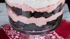 Peppermint Brownie Trifle