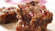 Peppermint Chocolate Chip Cookie Bars