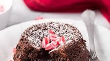 Peppermint Mocha Lava Cake