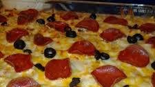 Pepperoni Pizza Casserole