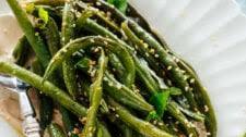 Perfect Roasted Green Beans