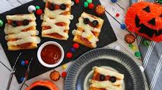 Petrifying Mummy Pizzas