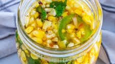 Pickled Corn with Red Onions and Cilantro