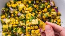 Pineapple Corn salsa (fresh, healthy and so easy!)
