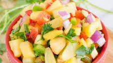 Pineapple Peach Salsa