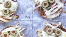 Pizza Mummies with Veggie Sauce