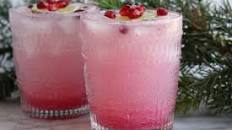 Pomegranate Gin Fizz Cocktail