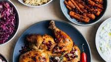 Pomegranate-Glazed Roast Chicken