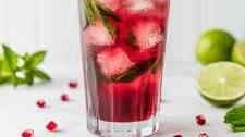 Pomegranate Mint Fizz Mocktail Recipe