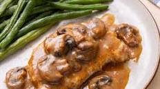 Pork Chops in Garlic Mushroom Sauce
