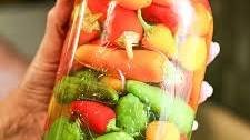 Preserving Peppers in Vinegar and Salt