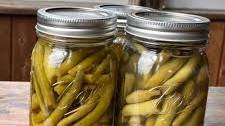 Pressure Canned Green Beans