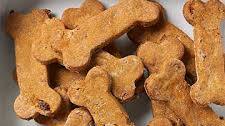 Pumpkin Bacon Dog Biscuits