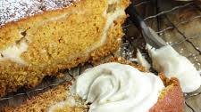 Pumpkin Bread with Cream Cheese Swirl