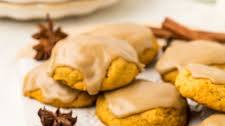 Pumpkin Cookies with Maple Glaze