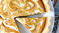 Pumpkin Cream Cheese Swirl Pie