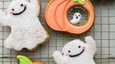 Pumpkin Cut-Out Sugar Cookies
