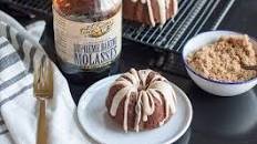 Pumpkin Gingerbread Mini Bundt Cakes with Brown Butter Glaze