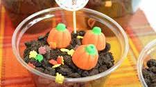 Pumpkin Patch Dirt Pudding Cups