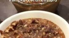 Pumpkin Pecan Custard