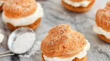 Pumpkin Pie Cream Puffs