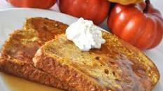 Pumpkin Pie French Toast
