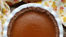 Pumpkin Pie with Pecan Walnut Crust