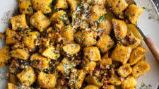 Pumpkin Ricotta Gnocchi with Brown Butter & Walnuts