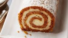 Pumpkin Roulade with Ginger Buttercream