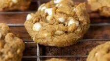 Pumpkin White Chocolate Chip Cookies