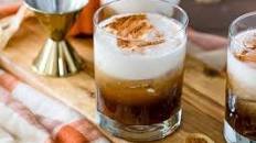 Pumpkin White Russian Cocktail