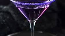 Purple People Eater Halloween Cocktail