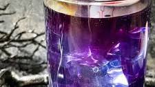 Purple People Eater Halloween Cocktail (+Mocktail) Recipe