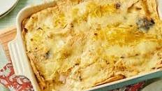 Quick and Easy Green Chile Chicken Enchilada Casserole